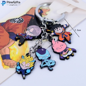 Creative Anime Gifts Dragon Ball Metal Keychains