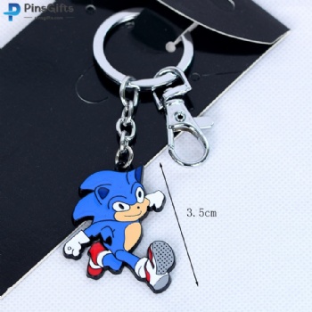 Sonic The Hedgehog Custom Keychains Metal Enamel Keychain Custom