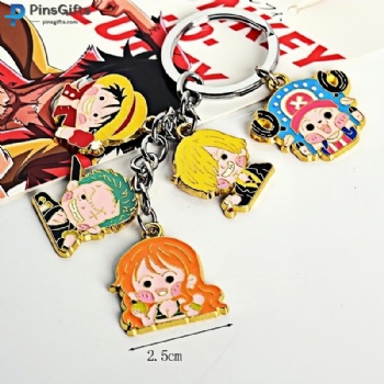 One Piece Anime Keychain Custom Promotional Keychains