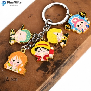 One Piece Anime Keychain Custom Promotional Keychains