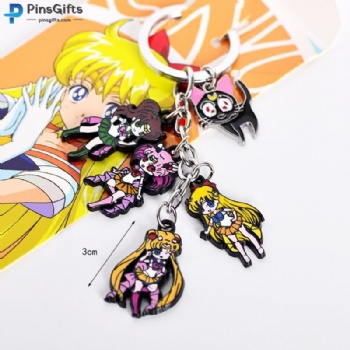 Promotional Keychain Custom Sailor Moon Keychain