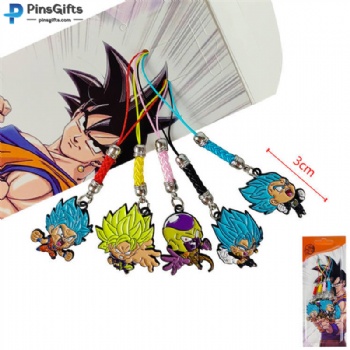 Anime Cartoon Key Chain Dragon Ball Keychain Custom Logo