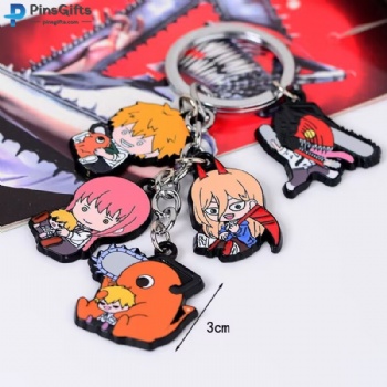 Gift Sets Chainsaw Man Keychain Custom Souvenirs Keychain