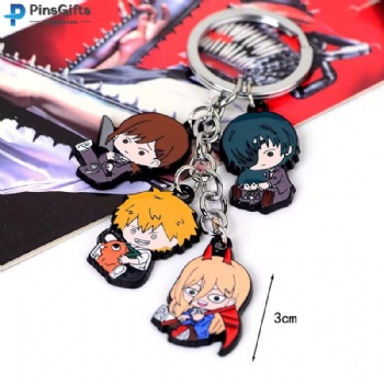 Gift Sets Chainsaw Man Keychain Custom Souvenirs Keychain