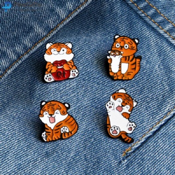 Lapel pins for suit men cat enamel pins