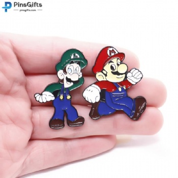 Enamel pin manufacturer custom mario metal pins