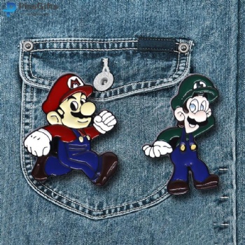 Enamel pin manufacturer custom mario metal pins