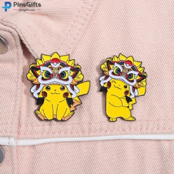 Metal Pins Lions club lapel pin custom enamel pin