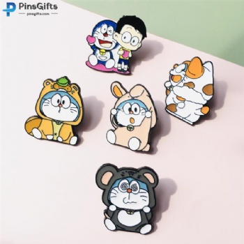 Cartoon enamel pins custom enamel lapel pins logo