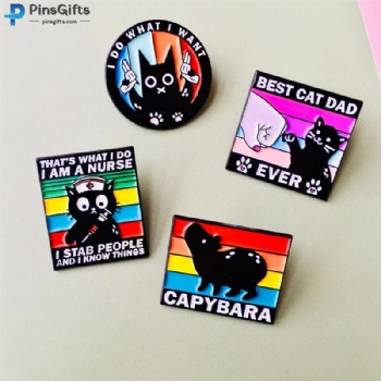 Custiomize enamel lapel pin cute soft enamel pins