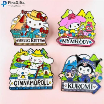 Pin custom logo promotion gifts enamel cat pins