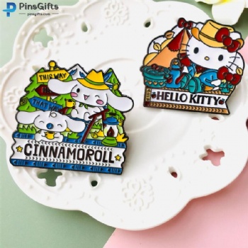 Pin custom logo promotion gifts enamel cat pins