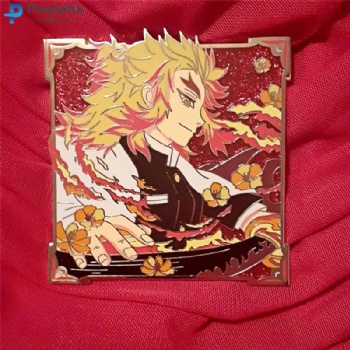 Glitter Hard enamel pins custom anime enamel pin