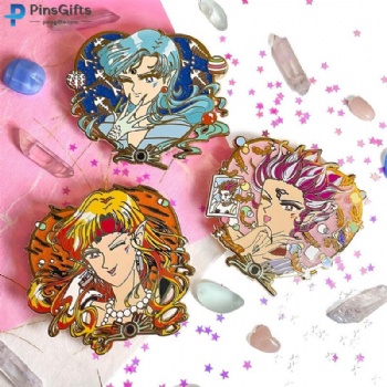 Enamel pins manufacturer custom lapel pins anime enamel pins