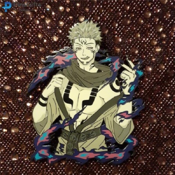 Anime metal pins hard enamel pin custom