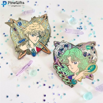 Enamel pin custom enamel pins anime hard enamel badge