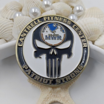 Custom Colored Painted Metal Commemorative Coins American Challenge Coins Manufacturers Order