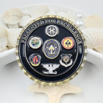 High Quality Challenge Coins Custom Logo 2D 3D Coin Metal Antique Coin Gifts